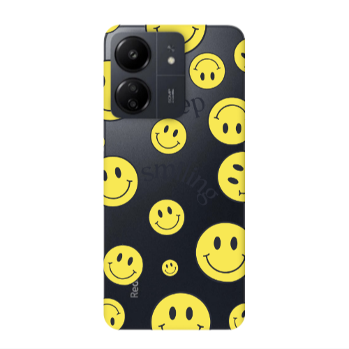 Xiaomi Redmi 13C Keep Smiling Transparent Silicone TPU Θήκη