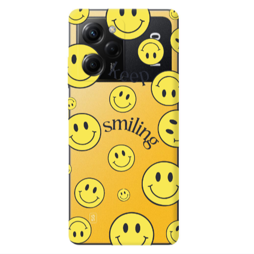 Xiaomi Poco X5 Pro Keep Smiling Transparent Silicone TPU Θήκη