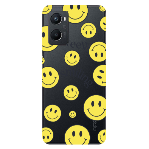 Oppo A 96 Keep Smiling Transparent Silicone TPU Θήκη