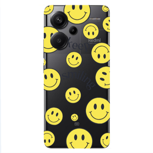 Xiaomi Redmi Note 13 Pro+ 5G  Keep Smiling Transparent Silicone TPU Θήκη