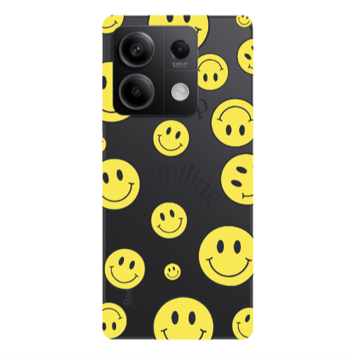 Xiaomi Redmi Note 13Pro 5G Keep Smiling Transparent Silicone TPU Θήκη