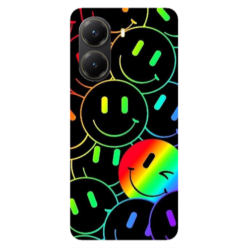 Xiaomi Poco X7 Pro Rainbow Smile Transparent Silicone TPU Θήκη