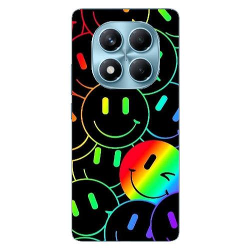 Xiaomi Redmi Note 14 Pro Rainbow Smile Transparent Silicone TPU Θήκη
