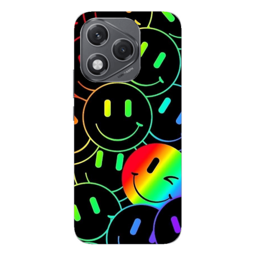 Honor 400 Lite Rainbow Smile Transparent Silicone TPU Θήκη