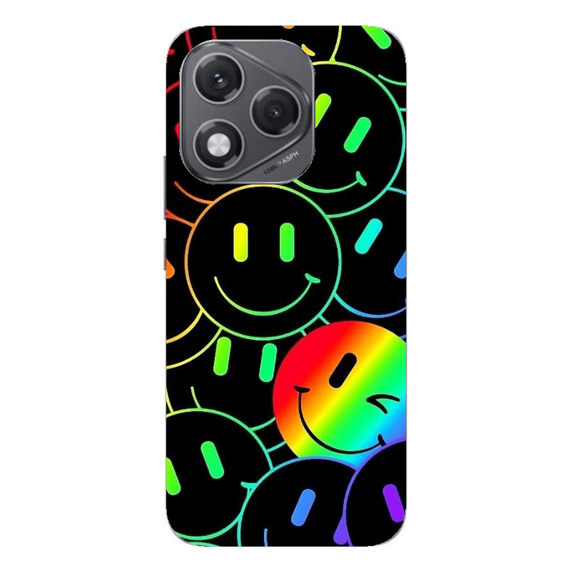 Honor 400 Lite Rainbow Smile Transparent Silicone TPU Θήκη