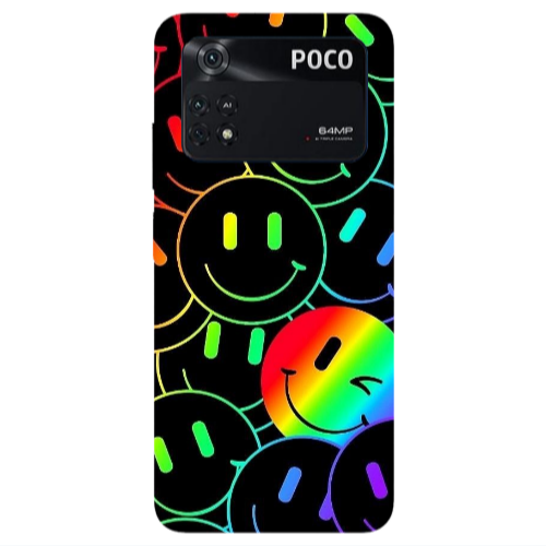 Xiaomi Poco M4 Pro 4G Rainbow Smile Transparent Silicone TPU Θήκη