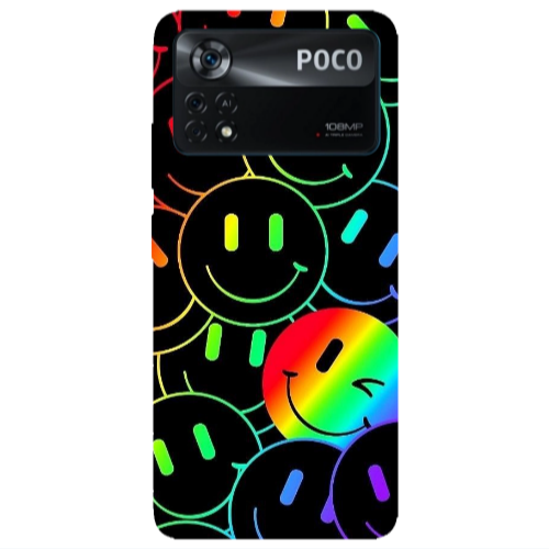 Xiaomi Poco X4 Pro Rainbow Smile Transparent Silicone TPU Θήκη
