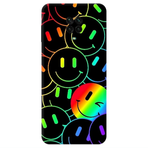 Xiaomi Redmi Note 9S Rainbow Smile Transparent Silicone TPU Θήκη