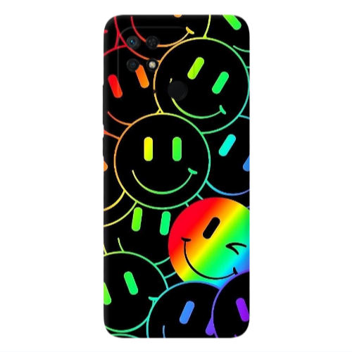 Xiaomi Poco C40 Rainbow Smile Transparent Silicone TPU Θήκη