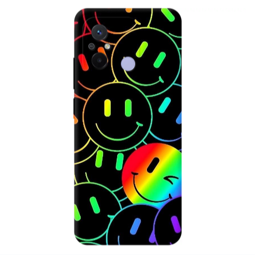 Xiaomi Redmi 12C Rainbow Smile Transparent Silicone TPU Θήκη