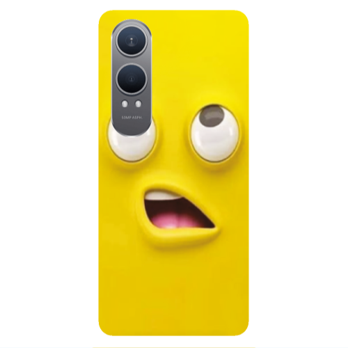 Oneplus Nord Ce 4 lite Confused face Transparent Silicone TPU Θήκη