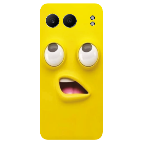 Oneplus Nord 4 Confused face Transparent Silicone TPU Θήκη
