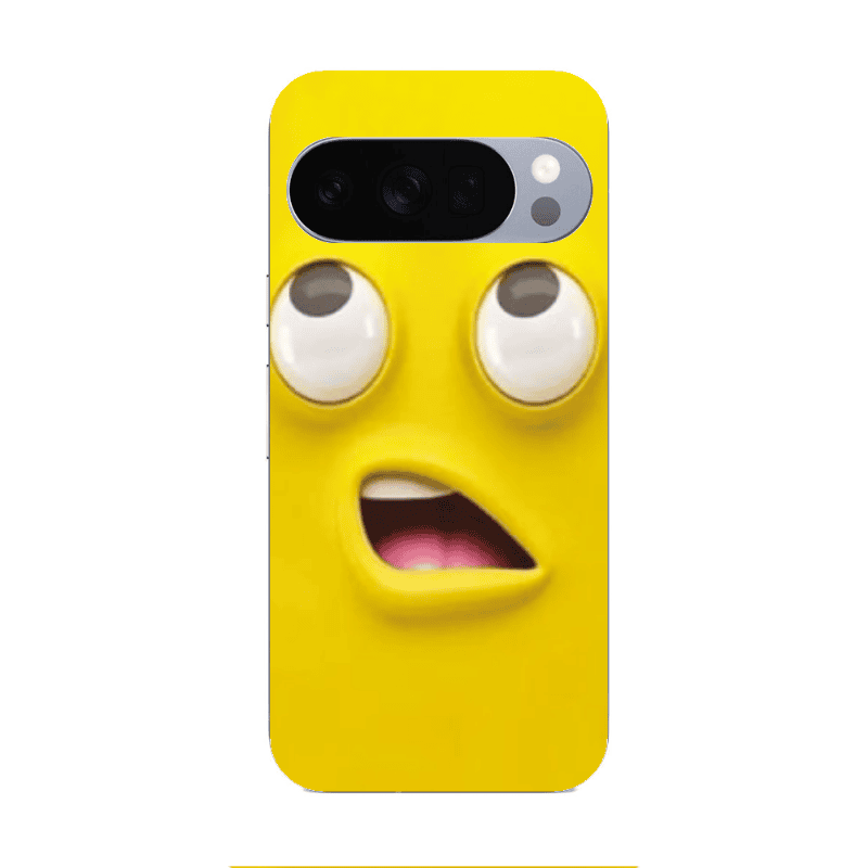 Google Pixel 10 Pro XL Confused face Transparent Silicone TPU Θήκη
