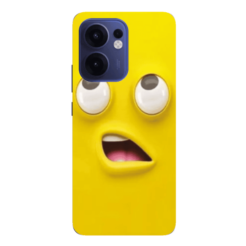 Oppo Reno13 FS Confused face Transparent Silicone TPU Θήκη