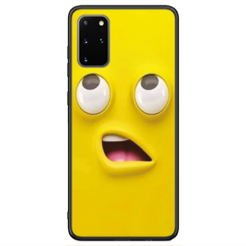 Samsung S20 Confused face Black Glossy Θήκη
