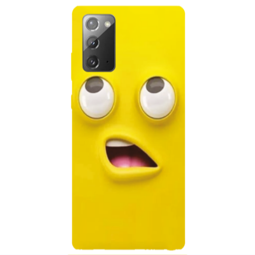 Samsung Note 20 Confused face Transparent Silicone TPU Θήκη