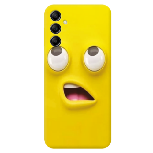 Samsung A24 Confused face Transparent Silicone TPU Θήκη