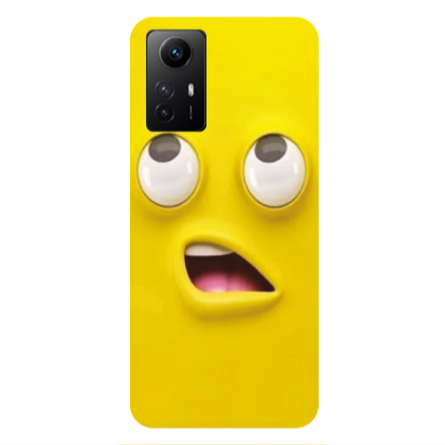 Xiaomi Redmi Note 12s Confused face Transparent Silicone TPU Θήκη