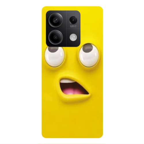 Xiaomi Redmi Note 13 5G Confused face Transparent Silicone TPU Θήκη