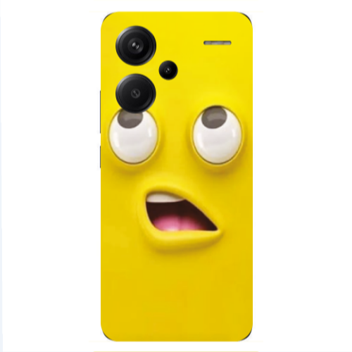 Xiaomi Redmi Note 13 Pro+ 5G  Confused face Transparent Silicone TPU Θήκη