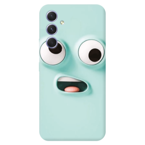 Samsung A36 Strange face Transparent Silicone TPU Θήκη