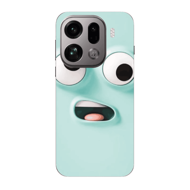Oppo Find X9 Pro Strange face Transparent Silicone TPU Θήκη