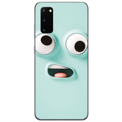 Samsung S20 Strange face Transparent Silicone TPU Θήκη