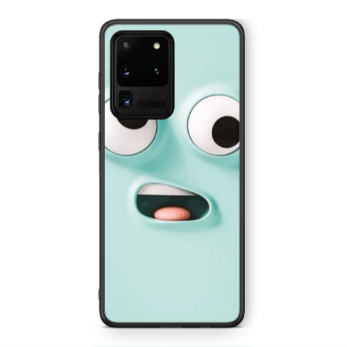 Samsung S20 Ultra Strange face Black Glossy Θήκη