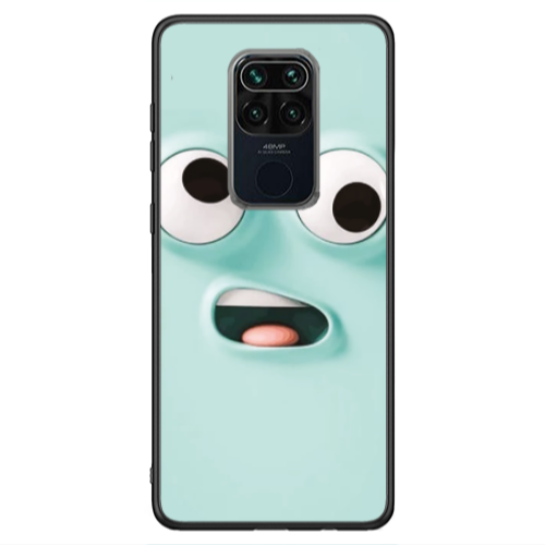 Xiaomi Redmi Note 9 Strange face Black Glossy Θήκη