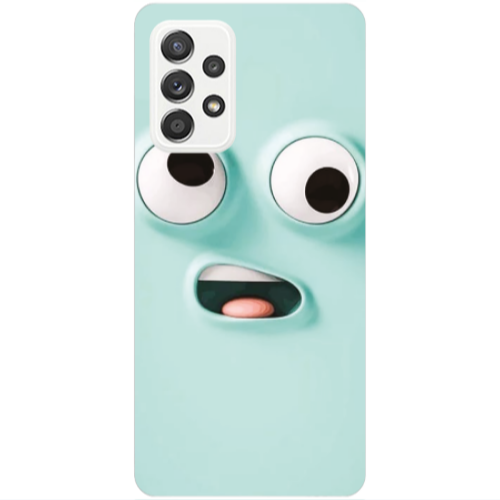 Samsung A53 Strange face Transparent Silicone TPU Θήκη