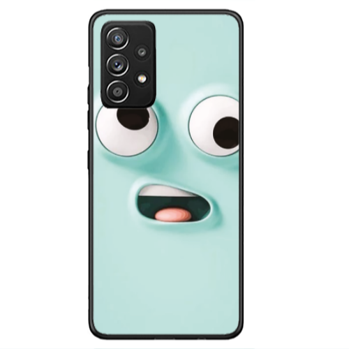 Samsung A53 Strange face Black Glossy Θήκη