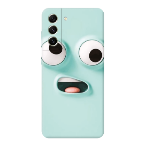 Samsung S22 Strange face Transparent Silicone TPU Θήκη