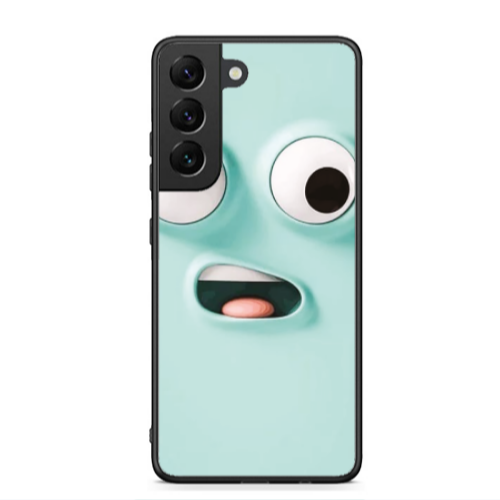 Samsung S22 Plus Strange face Black Glossy Θήκη