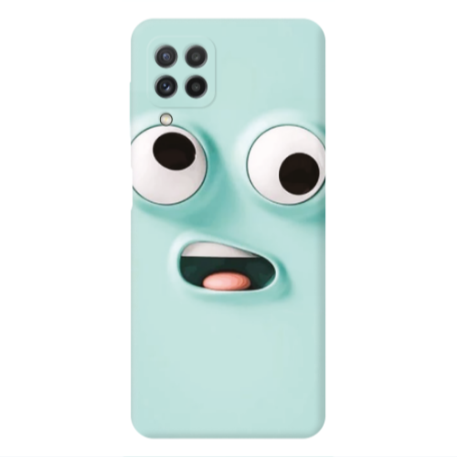 Samsung A22 4G Strange face Transparent Silicone TPU Θήκη