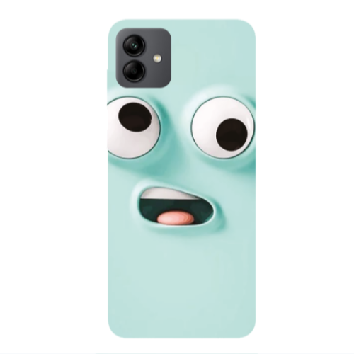Samsung A04 Strange face Transparent Silicone TPU Θήκη