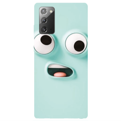 Samsung Note 20 Strange face Transparent Silicone TPU Θήκη