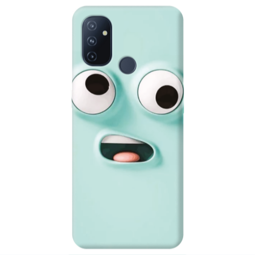 Oneplus Nord 100 Strange face Transparent Silicone TPU Θήκη
