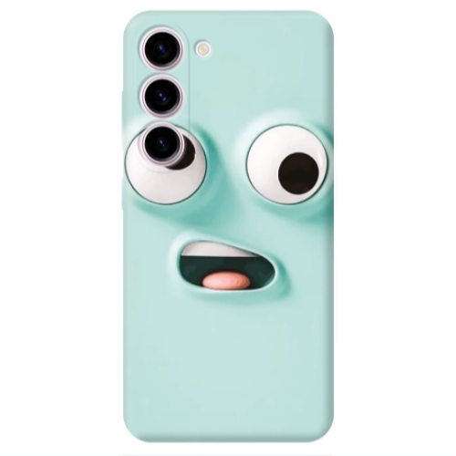 Samsung S23 Strange face Transparent Silicone TPU Θήκη