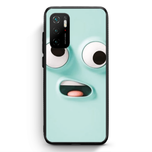 Xiaomi Poco M3 Pro Strange face Black Glossy Θήκη