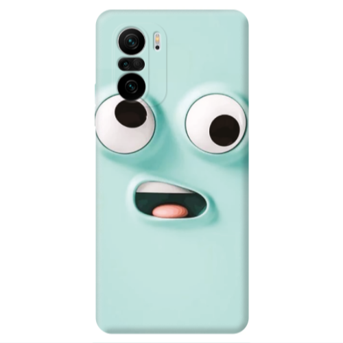Xiaomi Poco F3 Strange face Transparent Silicone TPU Θήκη