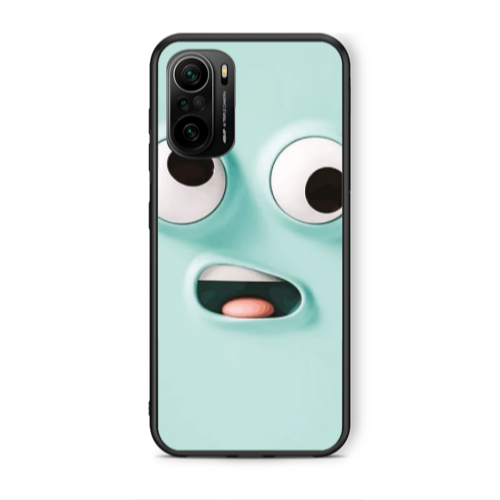 Xiaomi Poco F3 Strange face Black Glossy Θήκη