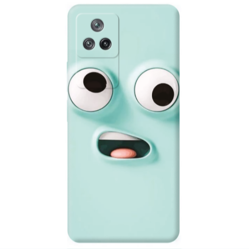 Xiaomi Poco F4 Strange face Transparent Silicone TPU Θήκη