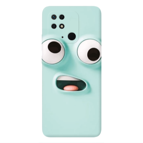 Xiaomi Poco C40 Strange face Transparent Silicone TPU Θήκη