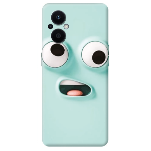 Oppo Reno 7 Lite Strange face Transparent Silicone TPU Θήκη