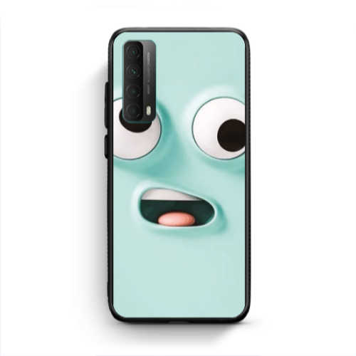 Huawei P Smart 2021 Strange face Black Glossy Θήκη
