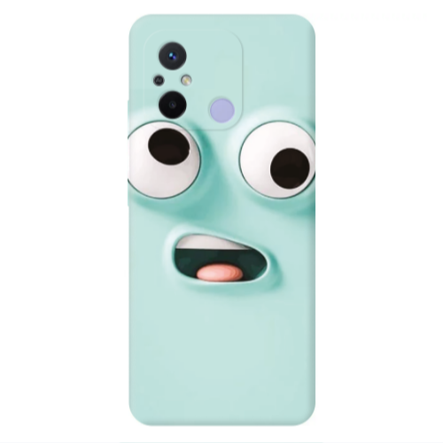 Xiaomi Redmi 12C Strange face Transparent Silicone TPU Θήκη
