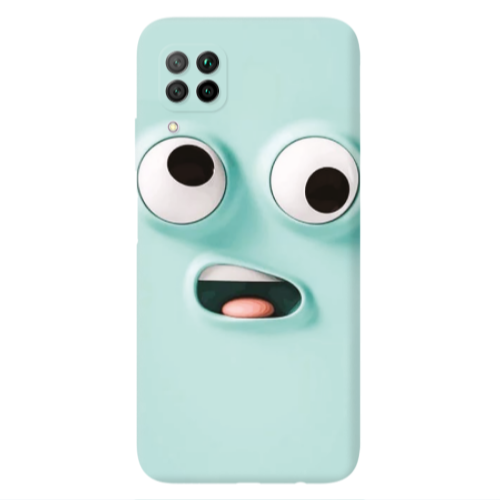 Huawei P40 Lite Strange face Transparent Silicone TPU Θήκη