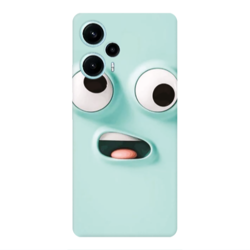 Xiaomi Poco F5 Strange face Transparent Silicone TPU Θήκη