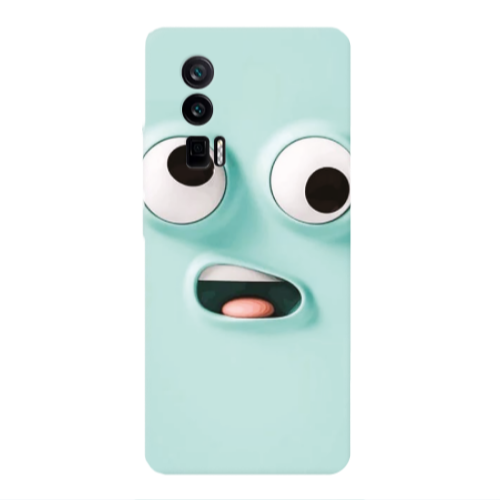 Xiaomi Poco F5 Pro Strange face Transparent Silicone TPU Θήκη