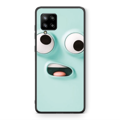Samsung A42 5G Strange face Black Glossy Θήκη